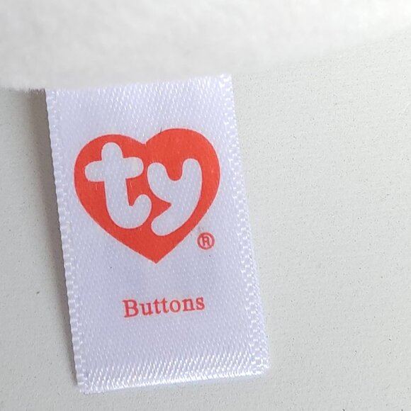 RARE Vintage Ty Beanie Boo 'Buttons' the Snowman Medium 9 inch - Picture 4 of 9